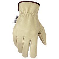 Grade A Beige Cow Hide  Driver Gloves